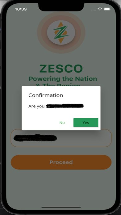 ZESCO Mobile Screenshot