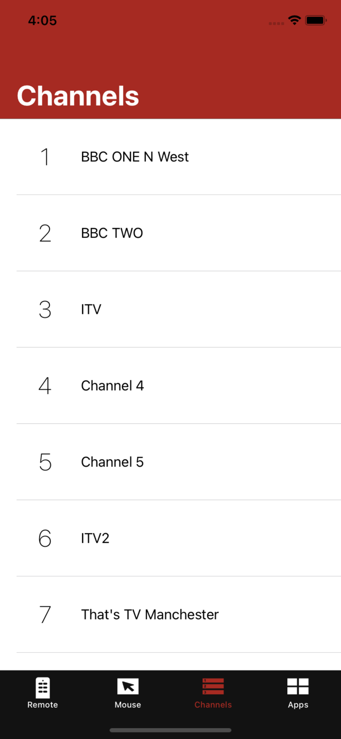 Simple Remote for LG Smart TV