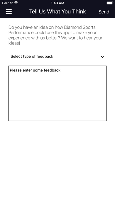 Diamond Sports Performance Screenshot
