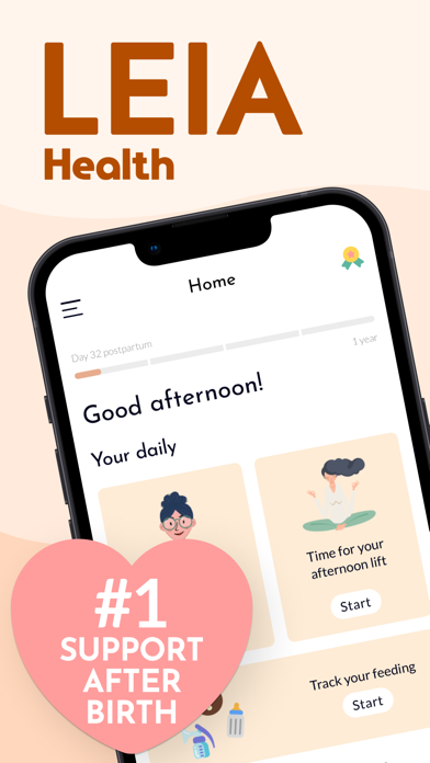 LEIA Health: for new mothers Screenshot