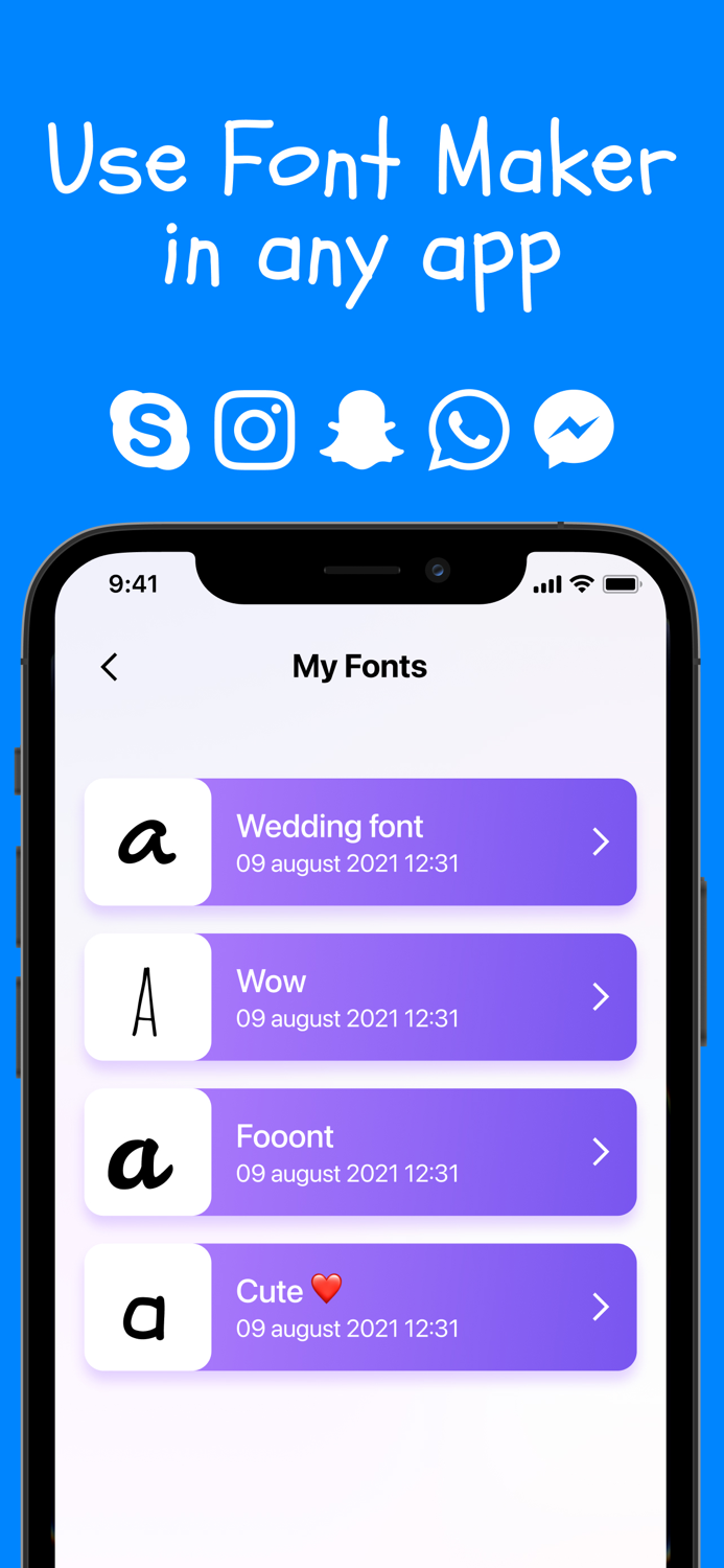 Font Maker make your keyboard