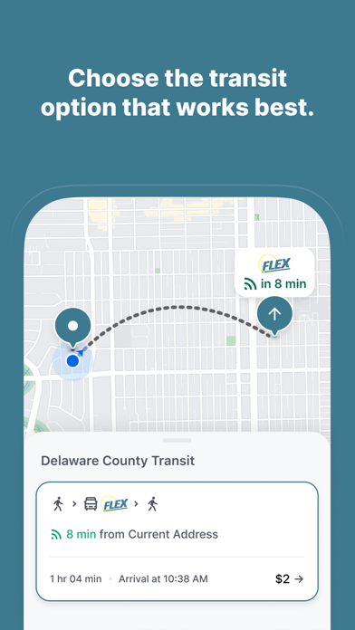 Delaware County Transit Screenshot