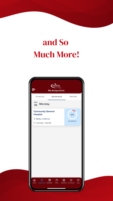 Premier Healthcare Staffing Screenshot