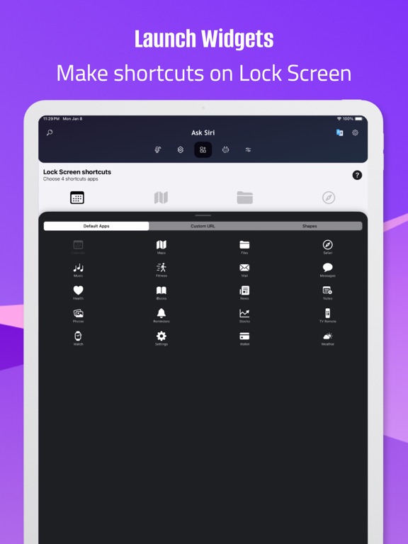 Ask app for Siri for use iPad screenshot 7 - Entertainment app