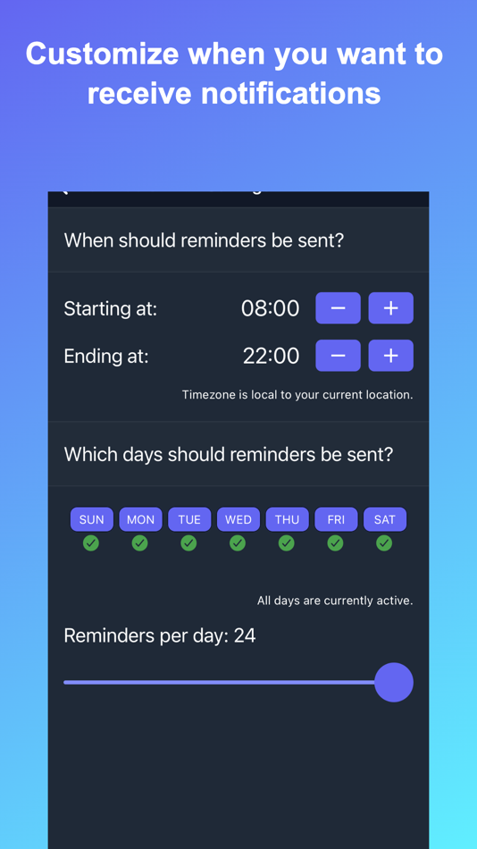#3. Random Reminder App (iOS) 来自: OneUp App LLC