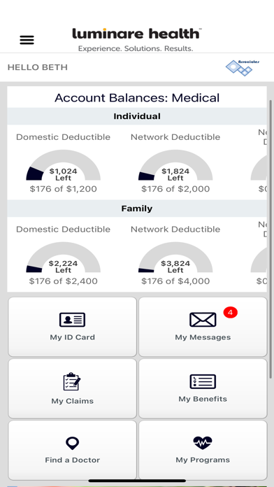 myLuminareHealth Screenshot
