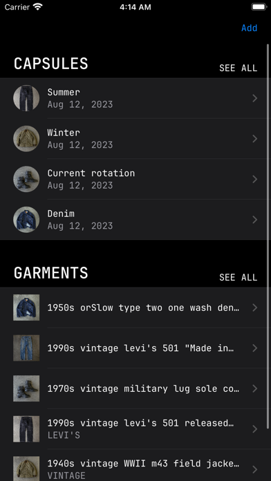 Capso - Wardrobe Organizer Screenshot