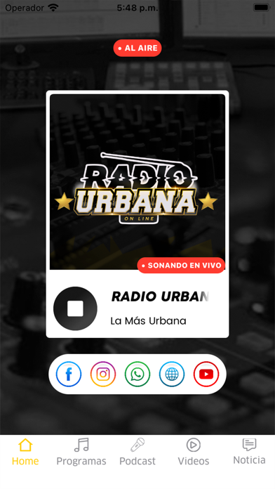 Radio Urbana Screenshot