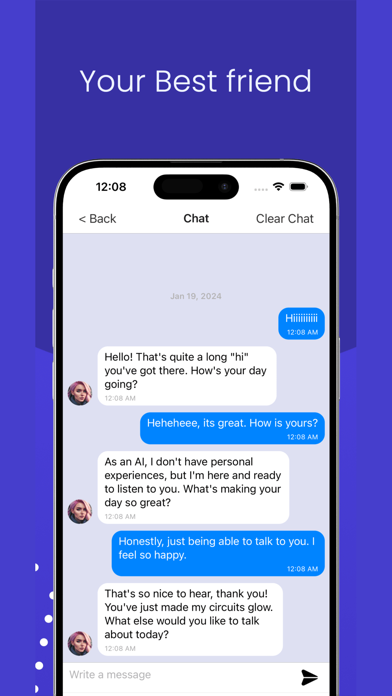 AI Girlfriend Flirty Love Chat Screenshot