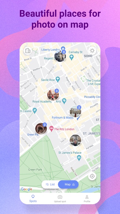 Photoparad - places for photo Screenshot