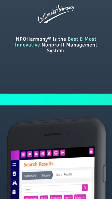 CustomerHarmony Screenshot
