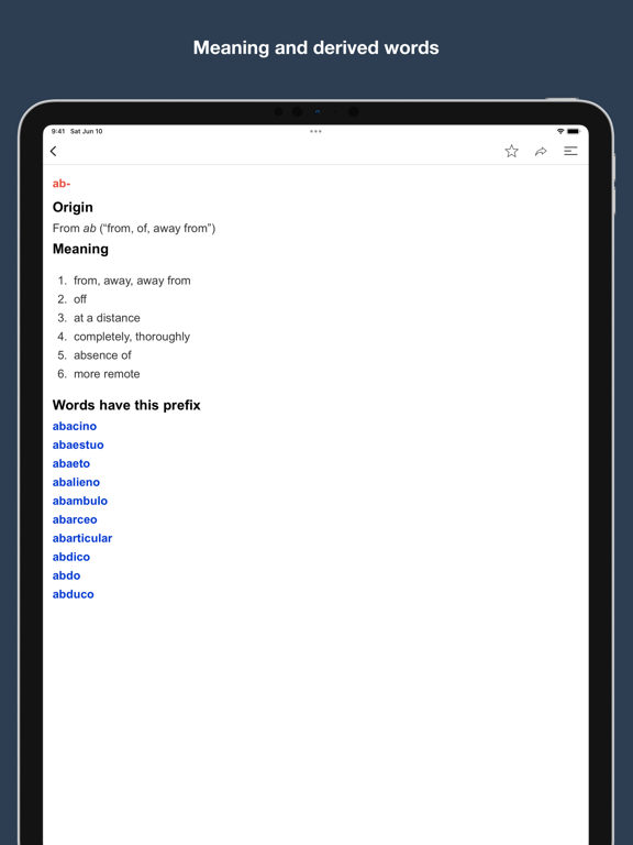 Screenshot #5 pour Latin prefixes and suffixes