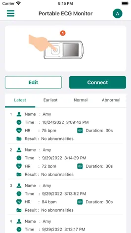 Game screenshot EMAY Portable ECG Monitor mod apk