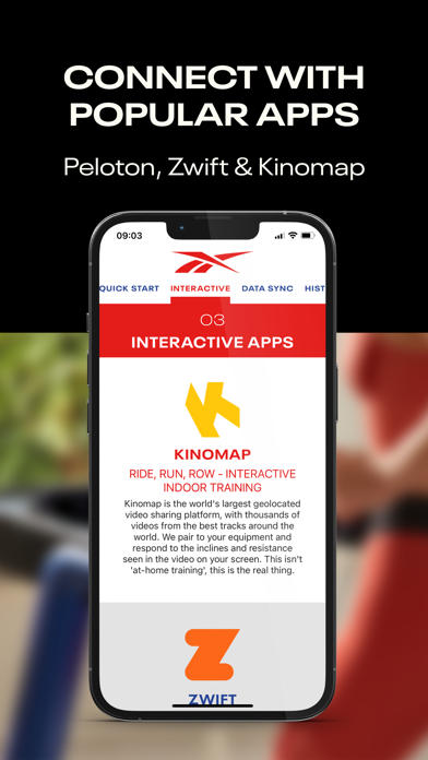 Reebok Console App Screenshot