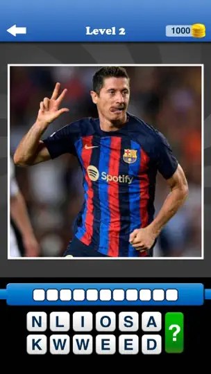 Capture d'écran de Whos The Player? Football Quiz sur iPhone 4