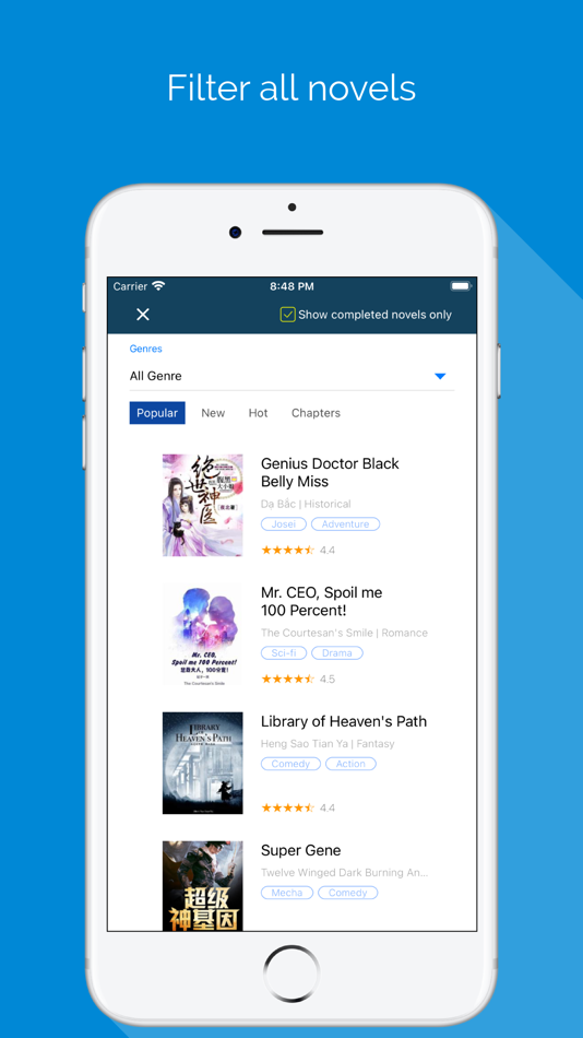 #3. NovelReader - World of Novels (iOS) 由: Bui Vu