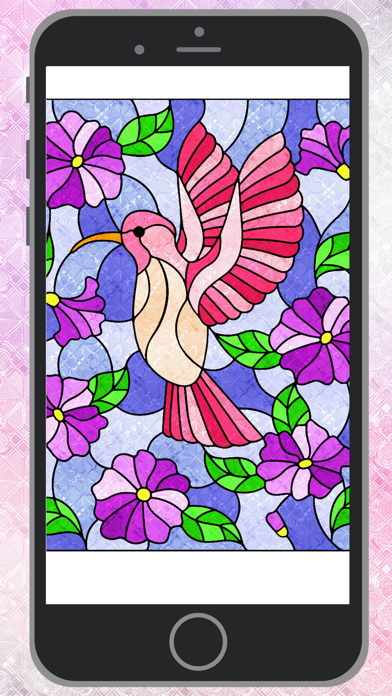 Stained Glass Paint by Number Screenshot