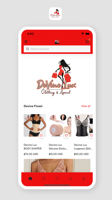 DeVineLux Clothing and Apparel Screenshot