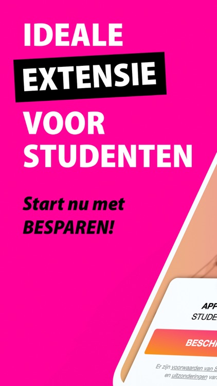 Studentenkorting BE extensie