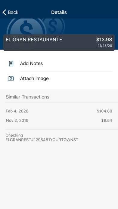 TrueCore FCU Banking App Screenshot