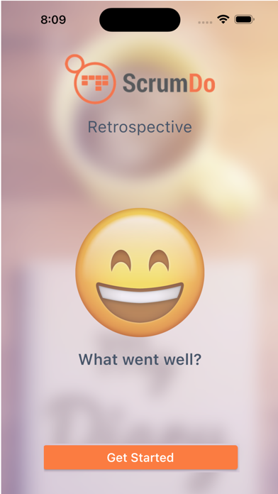 ScrumDo Retrospective App Screenshot