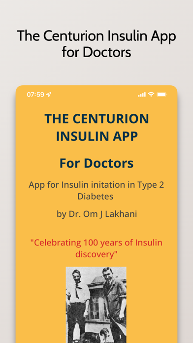 Centurion Insulin App Screenshot