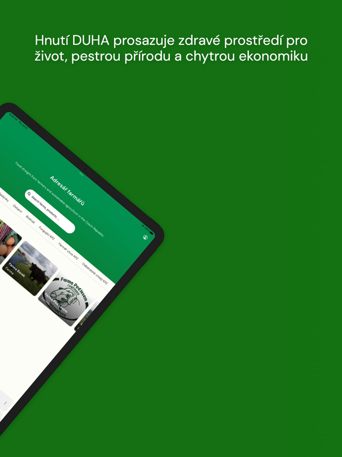 Adresář farmářů Hnutí DUHA