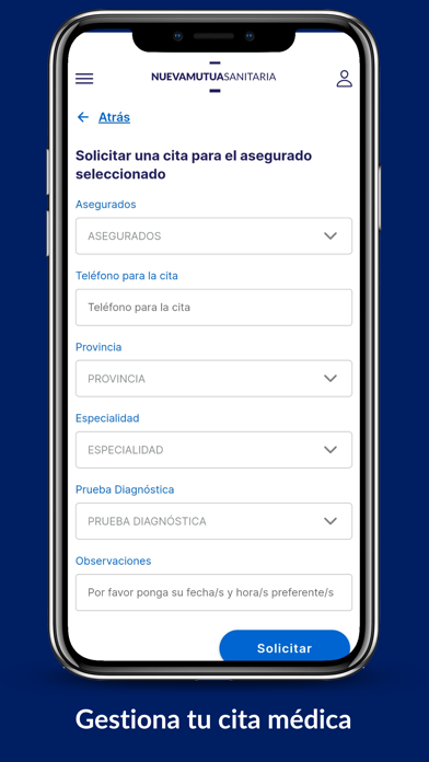 Nueva Mutua Sanitaria Screenshot