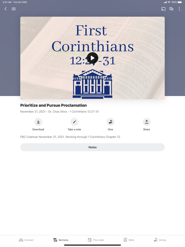 First Baptist Church Coleman