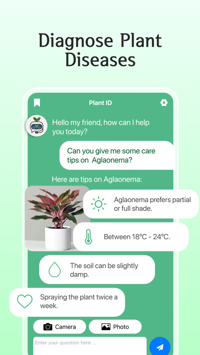 AI Plant Care Sick Plant App Screenshot