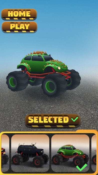 Monster Truck 3D Runner action Screenshot