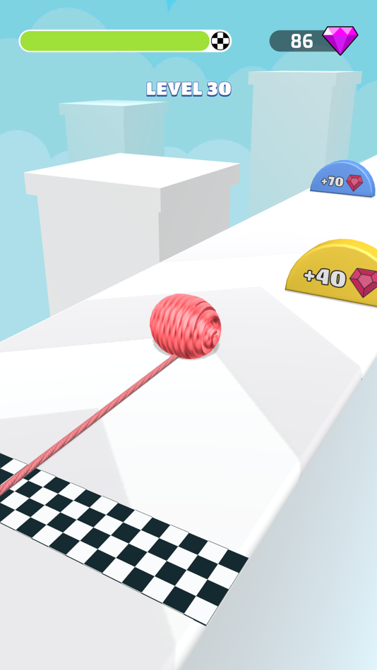 #9. Human Vehicle: Rope-man 3d run (iOS) 由: Adnan Sohail