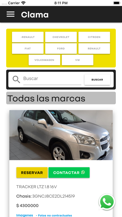 Clama S.A. Screenshot