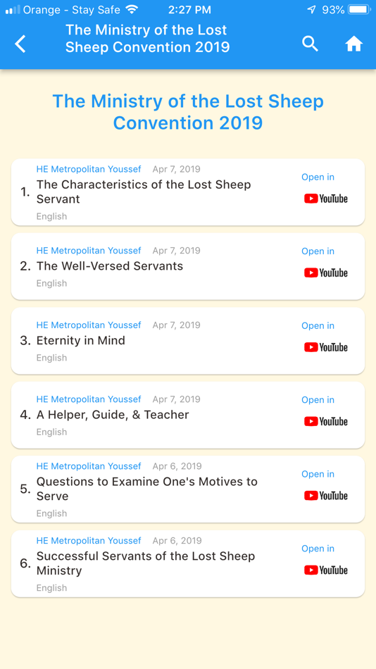 #5. Metropolitan Youssef Official (iOS) 由: Coptic Orthodox Diocese of the Southern USA