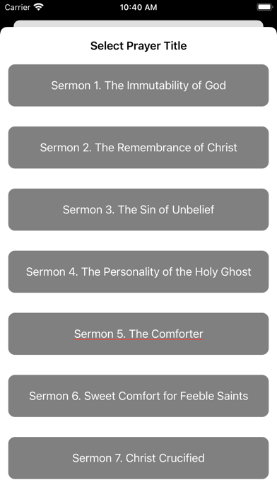 Spurgeon Sermons and KJV Bible Screenshot