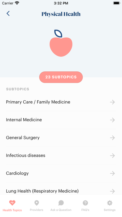 REACH4Health Screenshot