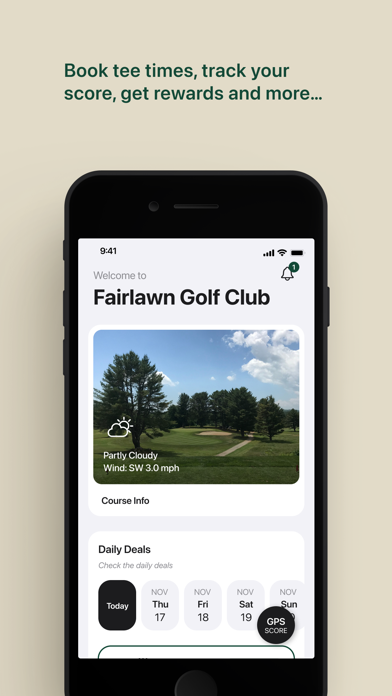 Fairlawn Golf Tee Times Screenshot