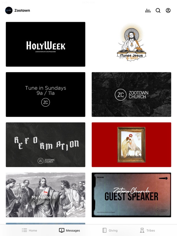 Zootown Church iPad screenshot 2 - Lifestyle app