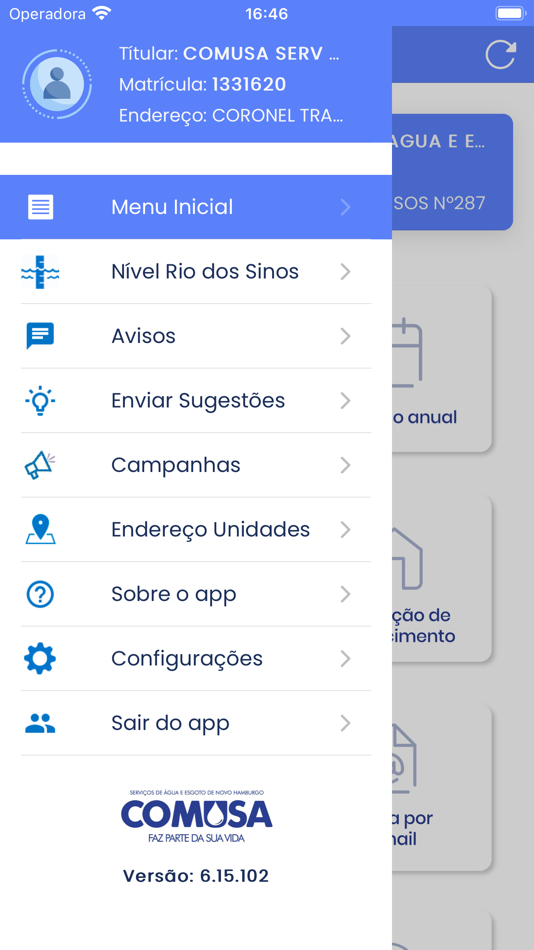 #3. Comusa Mobile (iOS) 由: Comusa Serviços de Água e Esgoto de Novo Hamburgo