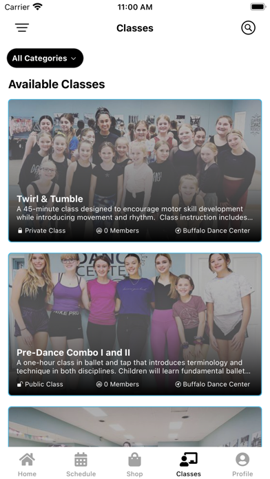 Buffalo Dance Center Screenshot