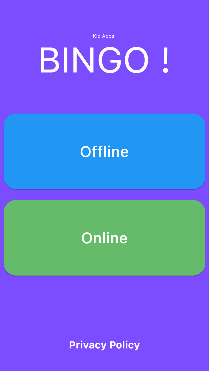 BINGO - A Simple Board Game