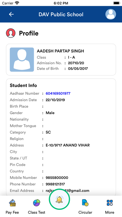 DAV Public School BRS Nagar Screenshot
