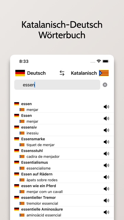 Katalanisch-Deutsch Wörterbuch