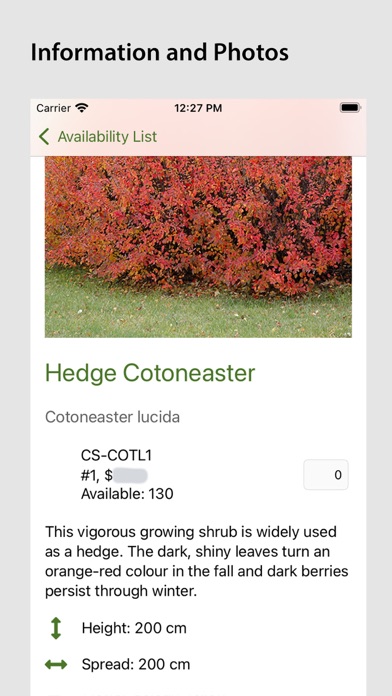 Vanstone Nurseries Screenshot