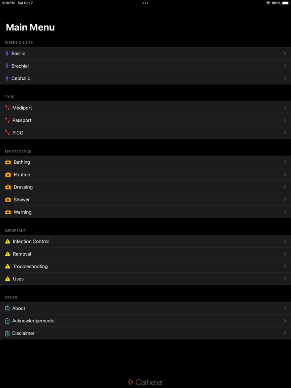 Screenshot #5 pour Catheter - patient version