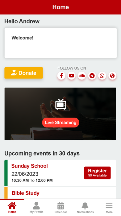 SPSP Coptic Church of Oakville Screenshot