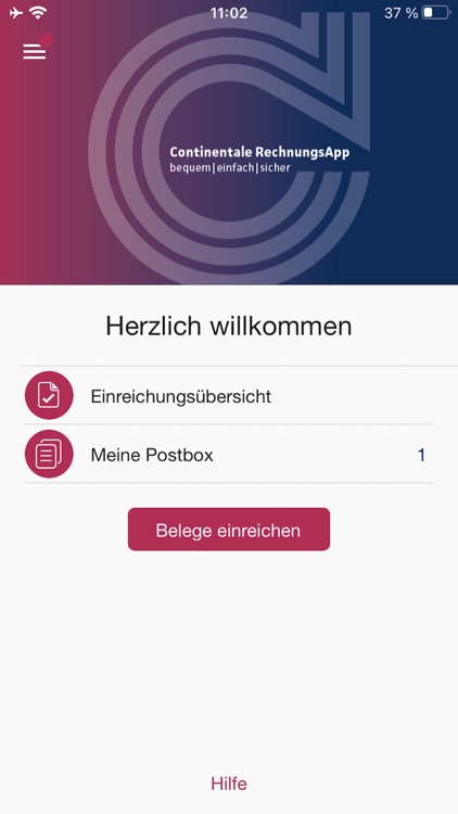Die Continentale RechnungsApp