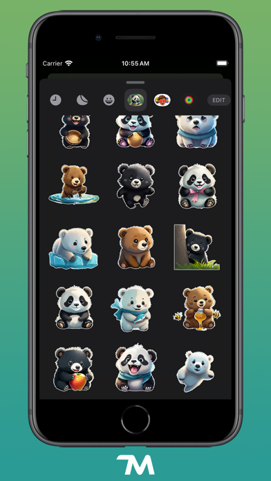 Screenshot #3 pour Bears Stickers