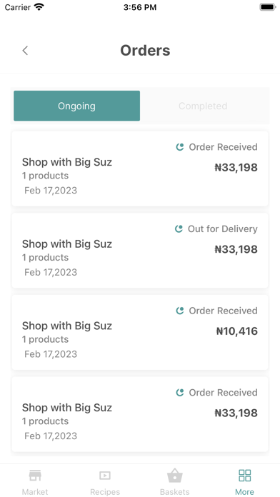 akaani - everything food Screenshot