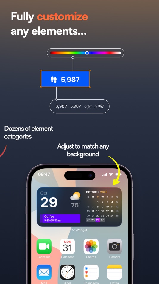 #8. Any Widget... Literally Any. (iOS) Podle: Abstrakt Group Abstrakt, LLC